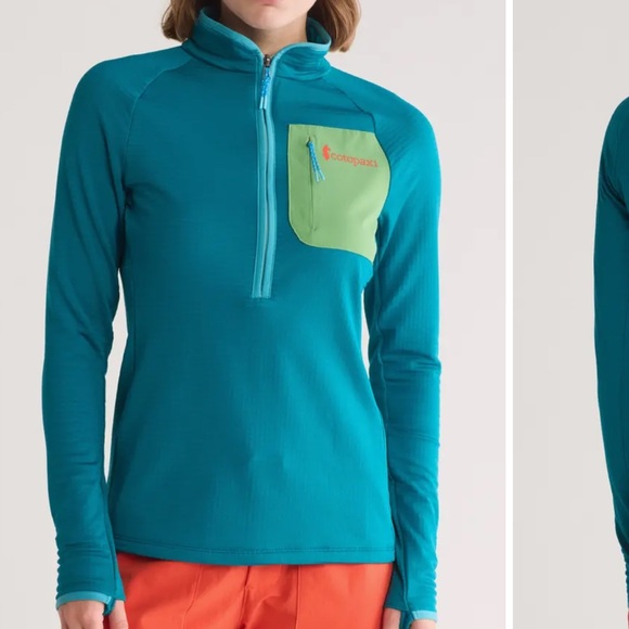 Cotopaxi Otero Fleece Half-Zip Pullover, color gulf Size Large 1231 - Picture 1 of 9